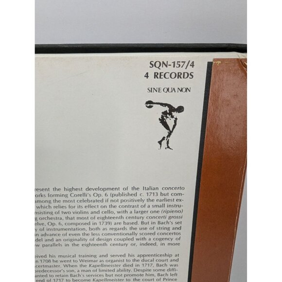 Bach Four Records Complete Orchestral Music Sine Qua Non Productions SQN-157/4 - Picture 9 of 9